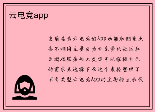 云电竞app